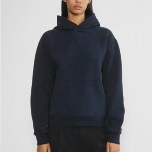 Aritzia TNA Cozy Fleece Perfect Hoodie | Colour: NAVY BLUE